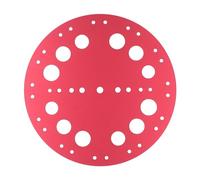 Mavaol Plaque de plongée en Alliage d'aluminium pour la stabilité de la plongée en Haute mer (Red)