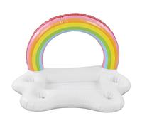 Mavaol - Porte-Boissons Gonflable en Forme de Nuage Arc-en-Ciel, Flotteur de Piscine d'été de Grande capacité
