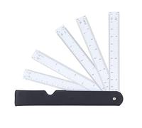 Mavaol - règle à échelle pliable en forme d'éventail, outils de mesure multi-rapports pour le dessin artistique, système de design d'intérieur de vêtements