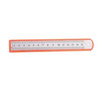 Mavaol règle en acier inoxydable centimètre d'épaisseur robuste haute précision multi-usages règle droite pour bureau école famille (15cm)