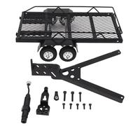 Mavaol - remorque RC à double essieux, échelle 1/24, pour le transport derrière les voitures, pour SCX24 et FCX24 RC, pièces de mise à niveau sur chenilles