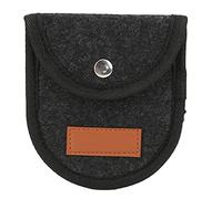 Mavaol Sac de médiator de Guitare, Support de plectre, étui de Rangement, Accessoire Portable pour guitaristes électriques acoustiques, matériau en Feutre de Laine, Compact, léger, (Black)