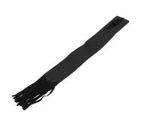 Mavaol Sac de Queue de Cheval Protecteur de Prêle en Tissu Non Tissé Garde de Prêle Anti-Morsure Anti-Saleté Fournitures de Toilettage pour Chevaux avec Frange (Black)