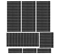 Mavaol Sangle d'attache pour Canne à pêche, Support élastique Solide et Durable, Conception de Boucle à Crochet pour Les pêcheurs (Black)