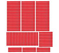 Mavaol Sangle d'attache pour Canne à pêche, Support élastique Solide et Durable, Conception de Boucle à Crochet pour Les pêcheurs (Red)