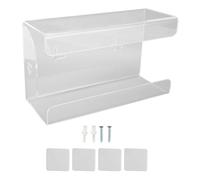 Mavaol Support de boîte à Gants Distributeur Mural Distributeur Clair avec vis d'expansion adhésive pour la Cuisine à Domicile
