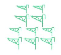 Mavaol Support de Support pour Apiculture, 10 pièces, Support de Cadre de Ruche en Plastique, équipement pour Apiculture, Fournitures pour apiculteurs (Green)