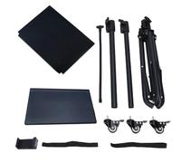 Mavaol Support de trépied de projecteur pour Ordinateur Portable Hauteur réglable de 28 à 51.2 Pouces Support de Tablette Multifonctionnel Portable avec roulettes