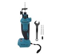 Mavaol Support d'outil de découpe de cloisons sèches sans fil pour scie rotative sans balais BL1815 30 000 tr/min Profondeur réglable Changement rapide d'embout avec lumière LED