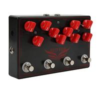 Mavaol synthétiseur Guitare pédale multieffets Delay + Chorus + Boucle + Overdrive 4 en 1 Accessoires
