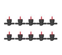 Mavaol Valve d'arrêt de Carburant en Ligne, 10 pièces, Interrupteur de Coupure 1/4 Pouces ABS Durable pour tondeuses à Gazon et tracteurs Snapper
