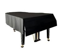 Mavcobo Cuir Housse De Piano À Queue Housse de Piano à Queue pour bébé Noir Housse Anti-poussière pour Piano Grand Concert Housse De Piano Triangle(180cm/71in)