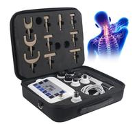 Mavdecll Appareil De Thérapie par Ondes De Choc pour La Colonne Vertébrale, Outil Chiropratique Appareil À Ondes De Choc, avec 17 Têtes De Travail, 16 Modes De Fonctionnement, Sûr Et Non Invasif