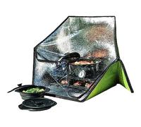 Mavdecll Four Solaire Haut de Gamme, cuiseur Solaire extérieur Portable, Four de Camping Pliable renforcé, Aucun feu ni électricité requis (à l'exclusion des casseroles et des Supports)