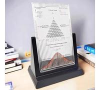Mavdecll Galton Board Jouet de bureau Expérience Modèle Dalton Board Démonstration statistique efficace Modèle de démonstration de probabilité avec courbe de cloche