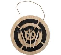 Mavdecll Jeu de fléchettes Suspendu en Bois, Jeu de Cible de Lancer de Hache avec 3 Petites hachettes, Jouet de Jeu de fléchettes sûr, pour Salle de Jeux, dortoir, fête, décoration Murale