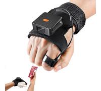 Mavdecll Scanner de Code QR à Gants Portables, Scanner de Codes à Barres Bluetooth 1D 2D, Portable à Gauche et à Droite, Batterie 1600 mAh, pour la vérification des Marchandises en Vrac