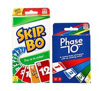 Mattel – Jeu de cartes Phase 10 avec Skip-Bo