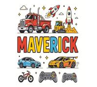 Maverick Personalized Sketch Book: Glossy Cover with 100+ Pages for drawing, coloring and using imagination. First few sheets have idea starters. ... go, and better than screens and electronics.