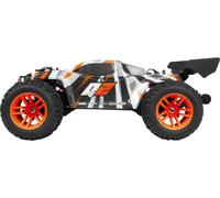 Maverick Quantum2 XT 1/10th orange/blanc, noir brushed 1:10 Auto RC Monstertruck 4 roues motrices (4WD) 2,4 GHz