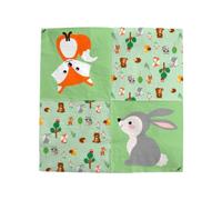 Maverick serviettes de fête avec des animaux de la forêt. serviettes pour les fêtes et les anniversaires des enfants avec tiré renard et lapin. 20 pièces 33x33cm. made in europe