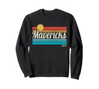 Mavericks Californie rétro Coucher de Soleil Surf Trip Sweatshirt