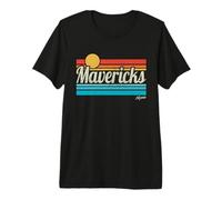 Mavericks Californie rétro Coucher de Soleil Surf Trip T-Shirt Haut de Gamme