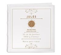 Maverton Album Photo à Personnaliser avec Couverture Gravée - Livre Photo à Pochettes - Cadeau personnalisé pour Enfants - Cadeau Naissance - Album photo 10x15 gravé livre bebe 1 an - zodiaque