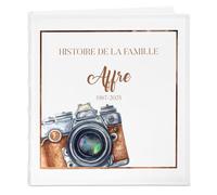 Maverton Album Photo Personnalisable - Album Photos 10x15 avec Couverture Imprimée - pour 500 Photos - Cadeau Personnalisé Pour Couples Parents Amis - Cadeau Anniversaire de Mariage - histoire famille