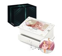 Maverton Boîte à Musique personnalisable - Coffret original avec votre photo imprimée - Boîte à bijoux pour fille - Cadeau personnalisé avec vos photos - accessoire pour enfant - photo de baptême