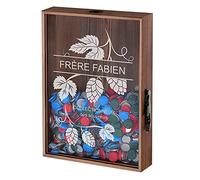 Maverton Boîte aux bouchons pour homme - Coffret personnalisé pour collectionneurs de capsules - Ouvre-bière inclu - Cadeau d’anniversaire pour lui - Collectionneur