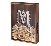 Maverton Boîte Personnalisée aux bouchons pour Couples - Coffret personnalisé pour couples mariés - Cadeau Personnalisé - Ouvre-bière inclus - Cadeau Noel - Cadeau Mariage - Cadeau couple - Famille