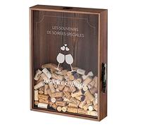 Maverton Boîte Personnalisée aux bouchons pour Couples - Coffret personnalisé pour couples mariés - Cadeau Personnalisé - Ouvre-bière inclus - Cadeau Noel - Cadeau Mariage - Cadeau couple - spéciale
