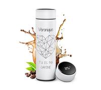 Maverton Bouteille isotherme personnalisable, Mug de voyage à café/thé