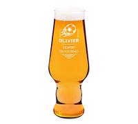 Maverton Chope à Bière Personnalisée de 0,4 l - Verre de haute qualité pour lui - Verre à Bière gravé - Cadeau d’anniversaire pour homme - Prénom