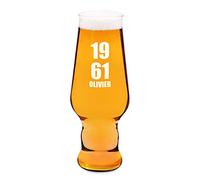 Maverton Chope à Bière Personnalisée de 0,4 l - Verre de haute qualité pour lui - Verre à Bière gravé - Cadeau d’anniversaire pour homme - Année