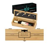 Maverton Coffret à bouteille en bambou, Cadeau d'accessoires pour le vin | Set sommelier personnalisé, Cadeau pour chaque homme, tire-bouchon