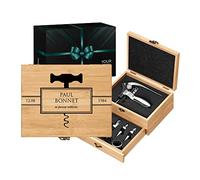 Maverton Coffret du Sommelier, Cadeau d'accessoires pour Le vin, Set Sommelier personnalisé, Cadeau pour Chaque Homme - fameux millésime