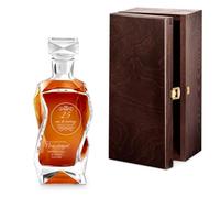 Maverton Décanteur à Whisky gravé, 700 ml Décanteur en verre, Cadeau pour les couples - avec personnalisation - Noces d’argent
