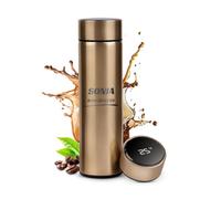 Maverton Mug Isotherme personnalisé pour femmes - Tasse en inox avec Afficheur de température LED - Thermos avec gravure pour maman - amie - pour anniversaire - original - Directrice