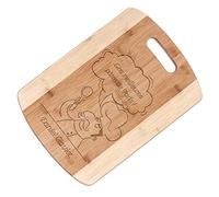 Maverton Planche à découper en bambou - Plateau personnalisé pour lui - Planche de cuisine avec gravure pour anniv - Planche apéro pour hommes - pour chef - pour papa - cuisiner