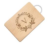 Maverton Planche à découper personnalisable pour couple - Planche en bois avec manche en métal pour parents - famille - Plateau apéritif pour amis - souvenir de mariage - Bouquet -