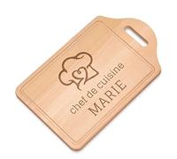 Maverton Planche à découper personnalisée pour femme - Plateau aperitif gravé pour maman - Planche dégustation décorative pour amie - anniversaire - ustensile de cuisine - Chef de cuisine