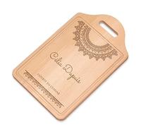 Maverton Planche à découper personnalisée pour femme - Plateau aperitif gravé pour maman - Planche dégustation décorative pour amie - anniversaire - ustensile de cuisine - Mandala