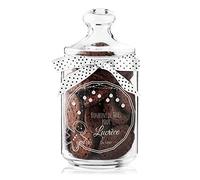 Maverton Pot à biscuits personnalisé avec couvercle - Cadeau pour Noël - Bocal gravé à bonbons - Pot en verre avec un joli arc - Cadeaux de Noël pour vos proches - Boules