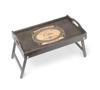 Maverton Table Pliante de lit, Table en Bois de pin