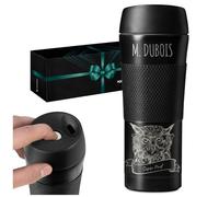 Maverton Travel Mug Isotherme personnalisé 450ml - Tasse Thermos Café étanche en acier inoxydable avec gravure pour jeune homme - Bouteille Isotherme pour papa - pour anniversaire - super prof