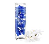 Maverton Vase en Verre personnalisé pour femme - Vase en verre transparent haut - vase cylindrique original gravé pour maman - elle - amie - anniversaire - décoration salon - belle mere