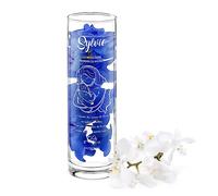 Maverton Vase en Verre personnalisé pour femme - Vase en verre transparent haut - vase cylindrique original gravé pour maman - elle - amie - anniversaire - décoration salon - meilleure Maman