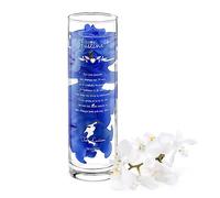 Maverton Vase en Verre personnalisé pour femme - Vase en verre transparent haut - vase cylindrique original gravé pour maman - elle - amie - anniversaire - décoration salon - Fête